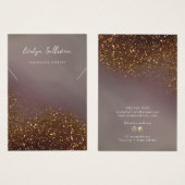 Liquid glitter design ketting display kaart (Voorkant /achterkant)