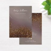 Liquid glitter design ketting display kaart (Bureau)