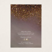 Liquid glitter design ketting display kaart (Achterkant)