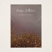 Liquid glitter design ketting display kaart (Voorkant)