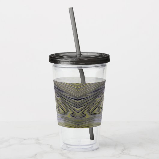 Liquid Gold Acrylic Pour Tumbler Acryl Drinkbeker (Links)