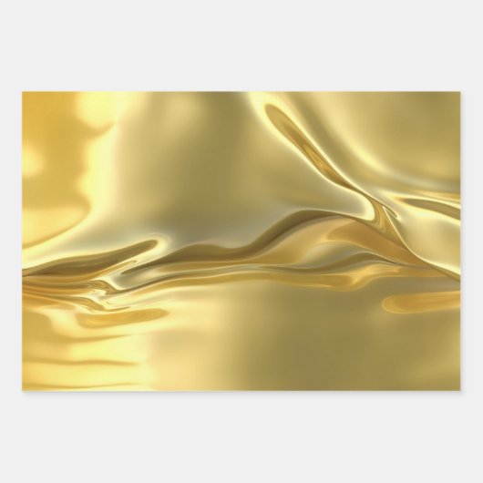 Liquid Gold Digital Print Inpakpapier Vel (Voorkant)
