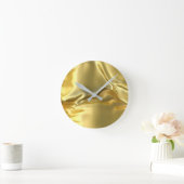 Liquid Gold Digital Print Ronde Klok (Huis)
