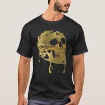 Liquid Gold Driving Skull