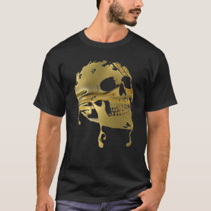 Liquid Gold Driving Skull T-shirt