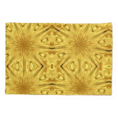 Liquid Gold: Gilded Zenith | Opulent Swirl Accent Kussensloop (Achterkant)