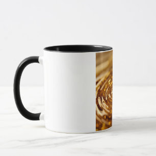 Liquid Gold Mok - Luxe Gouden Abstracte Keramiek C