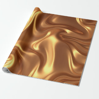 Liquid Gold Silk Luxury Texture Wrapping Paper Cadeaupapier