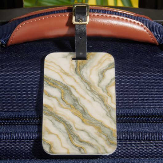 Liquid Gold Veins Bagagelabel (Voorkant Insitu 2)