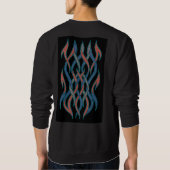 Liquid Harmony Drip Art Sweatshirt (Achterkant)