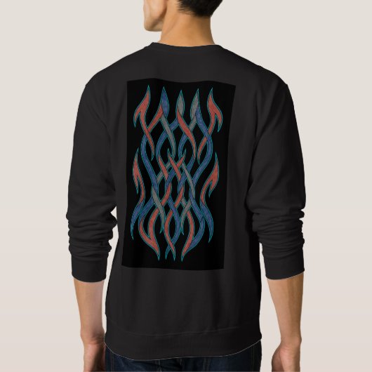 Liquid Harmony Drip Art Sweatshirt (Achterkant)