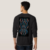 Liquid Harmony Drip Art Sweatshirt (Achterkant volledig)