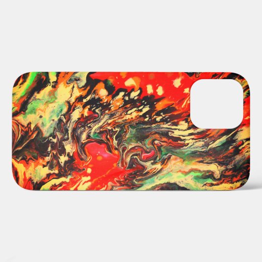 Liquid Heat iPhone Case (Achterkant (horizontaal))