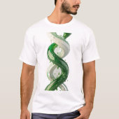 Liquid Helix Emerald Continuum Alchemy of Motion V T-shirt (Voorkant)