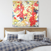 Liquid Kinetic Art Stretched Canvas Print (Insitu (Slaapkamer))
