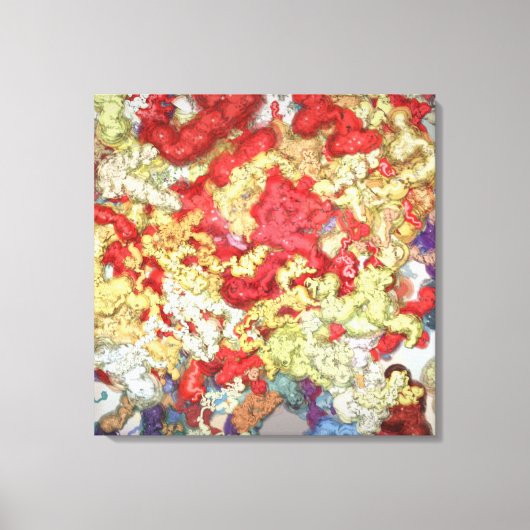 Liquid kinetic contemporary art  canvas afdruk (Voorkant)