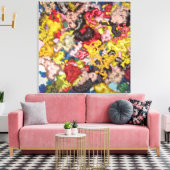 Liquid Kinetic Painting  Canvas Afdruk (Insitu (Woonkamer))