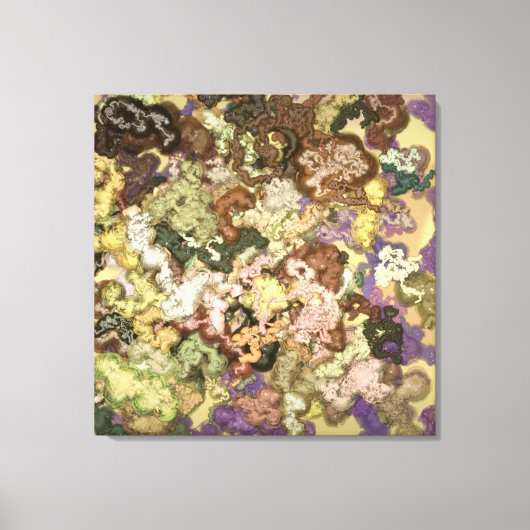 Liquid Kinetic Painting  Canvas Afdruk (Voorkant)