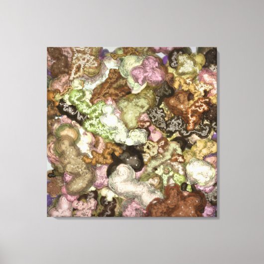 Liquid Kinetic Painting  Canvas Afdruk (Voorkant)