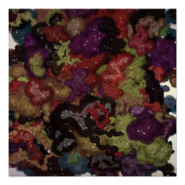 Liquid Kinetic Painting  Perfect Poster