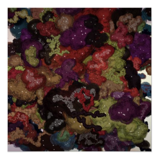 Liquid Kinetic Painting  Perfect Poster (Voorkant)