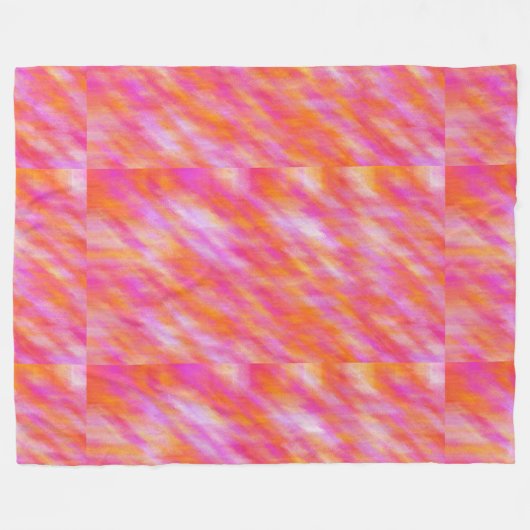 Liquid Light 3 Fleece Deken (Voorkant (Horizontaal))