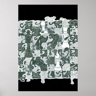 "Liquid Logic"-Poster Poster