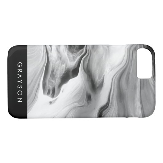 Liquid Marble-draagtas Case-Mate iPhone Case (Achterkant (Horizontaal))