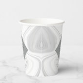 Liquid Marble Neutrals Wedding ID888 Papieren Bekers (Rechts)