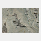 Liquid Marble Wave Glitter Glam 1 Theedoek (Horizontaal)