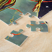 Liquid Metal Alien Abstracte Sci Fi Legpuzzel (Zijkant)