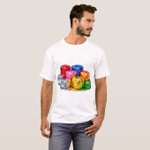 Liquid Metal Geometry T-shirt (Voorkant volledig)