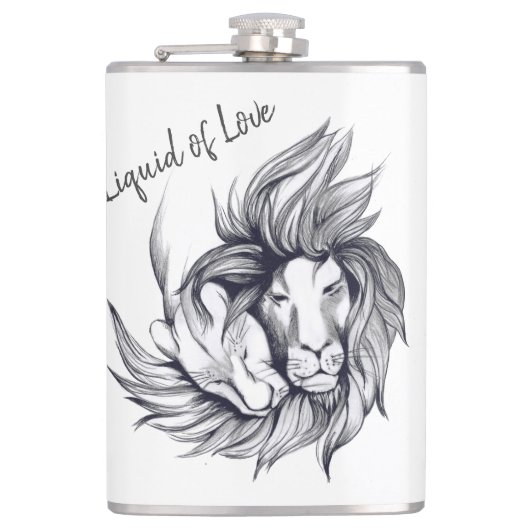 Liquid of Love Flask Heupfles (Voorkant)