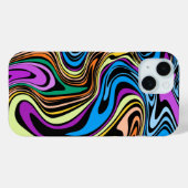 Liquid Paint Marbling Effect Case-Mate iPhone Case (Achterkant (horizontaal))