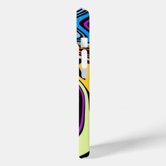 Liquid Paint Marbling Effect  Case-Mate iPhone Case (Achterkant / Links)