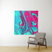 Liquid paper marbling paint background. Fluid pain Wandkleed (In Situ (horizontaal))