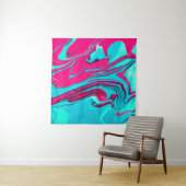 Liquid paper marbling paint background. Fluid pain Wandkleed (In situ)