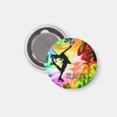 LIQUID RAINBOW EN SKATER MAGNEET (Voorkant / Achterkant)