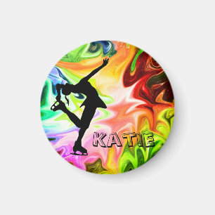 LIQUID RAINBOW EN SKATER MAGNEET