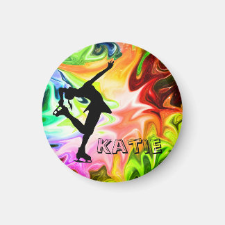 LIQUID RAINBOW EN SKATER MAGNEET