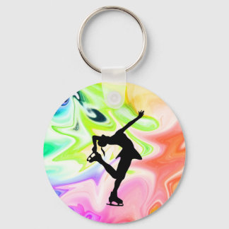 LIQUID RAINBOW EN SKATER SLEUTELHANGER