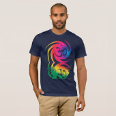 Liquid Rainbow OM Symbool Shirt (Voorkant volledig)