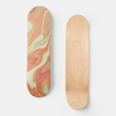 Liquid Retro Swirl Dream #1 #decor #wall #art Persoonlijk Skateboard (Voorkant)