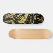 Liquid Rich Gold black zwemt dij Persoonlijk Skateboard (Horizontaal)