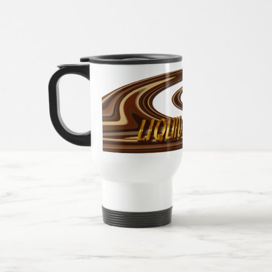 Liquid Sanity Coffee Humor Travel Mug Reisbeker (Links)