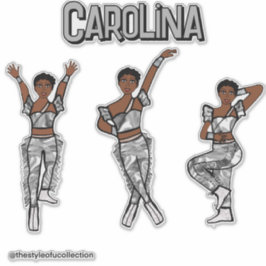 Liquid Silver Dancer #1 Sticker