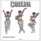 Liquid Silver Dancer #1 Sticker (Vel)