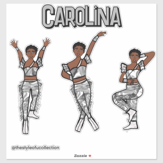 Liquid Silver Dancer #1 Sticker (Vel)