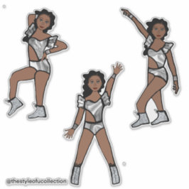 Liquid Silver Dancer #1 Sticker