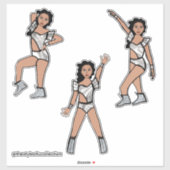 Liquid Silver  Dancer #2 Sticker (Vel)